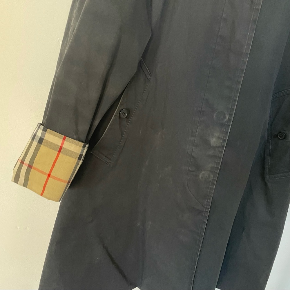 Burberry Vintage Nova Check Mid-length Trench Barn Coat 6 - Picture 7 of 10